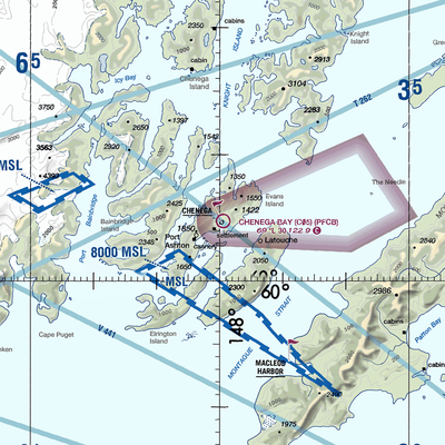 Chenega Bay Airport (C05) VFR Sectional  Gaming Mouse Pad