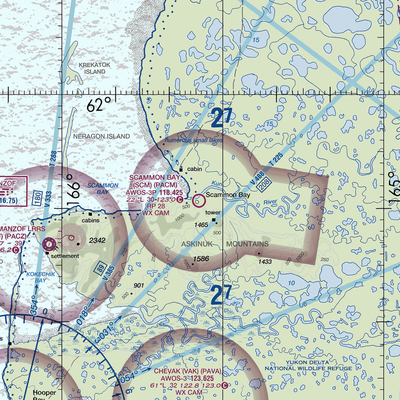 Scammon Bay Airport (SCM) VFR Sectional  Gaming Mouse Pad