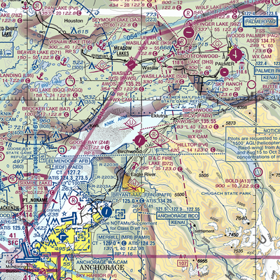 Birchwood Airport (BCV) VFR Sectional  Gaming Mouse Pad