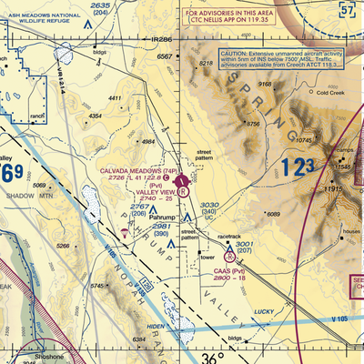 Calvada Meadows Airport (74P) VFR Sectional  Gaming Mouse Pad