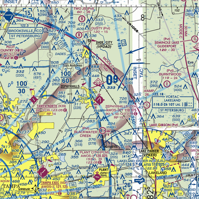 Zephyrhills Municipal Airport (ZPH) VFR Sectional  Gaming Mouse Pad