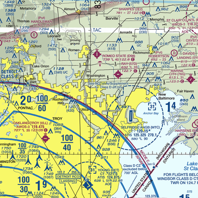 Berz-Macomb Airport (UIZ) VFR Sectional  Gaming Mouse Pad