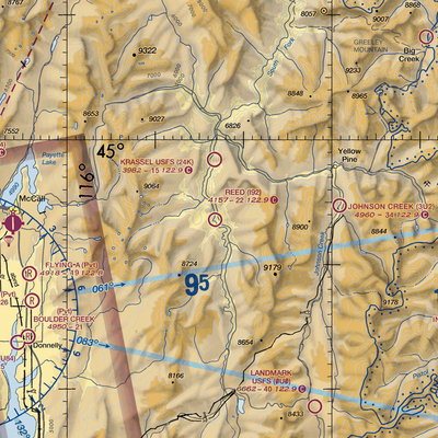 Reed Ranch Airport (I92) VFR Sectional  Gaming Mouse Pad