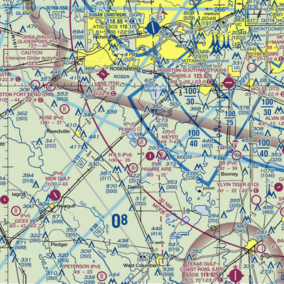 Flying C Ranch Airport (XS25) VFR Sectional  Gaming Mouse Pad