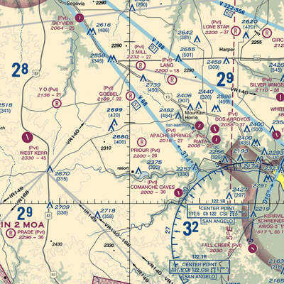 Priour Ranch Airport (XS23) VFR Sectional  Gaming Mouse Pad