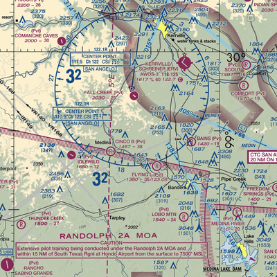 T-4 Ranch Airport (XS13) VFR Sectional  Gaming Mouse Pad