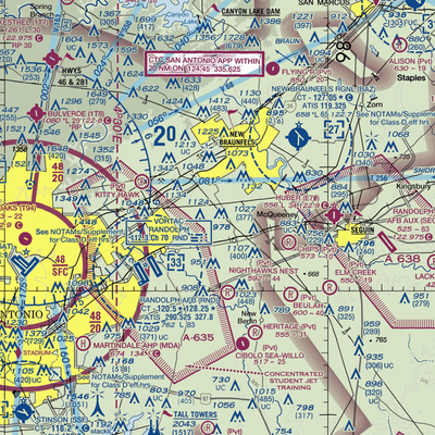 H M Ranch Airport (XS05) VFR Sectional  Gaming Mouse Pad