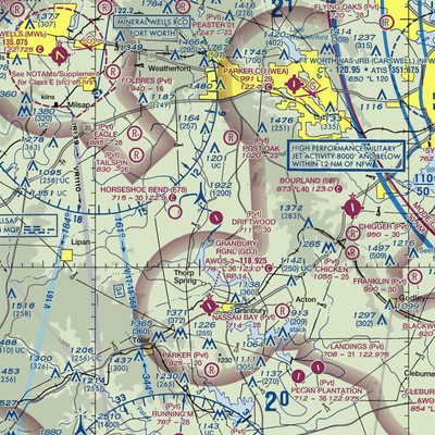 Driftwood Ranch Airport (XA86) VFR Sectional  Gaming Mouse Pad