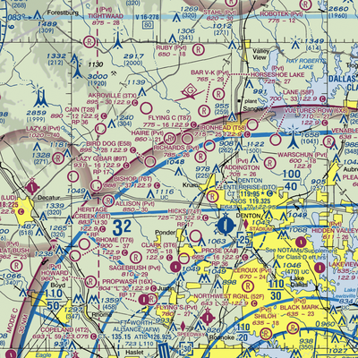 Stocker Airport (XA72) VFR Sectional  Gaming Mouse Pad