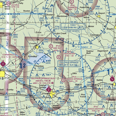 Chuckster Airport (XA17) VFR Sectional  Gaming Mouse Pad