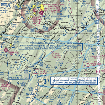 Eastview Airport (WV67) VFR Sectional  Gaming Mouse Pad