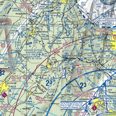 Needwood Farm Airport (WV21) VFR Sectional  Gaming Mouse Pad