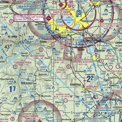 Storytown Airfield (WS33) VFR Sectional  Gaming Mouse Pad