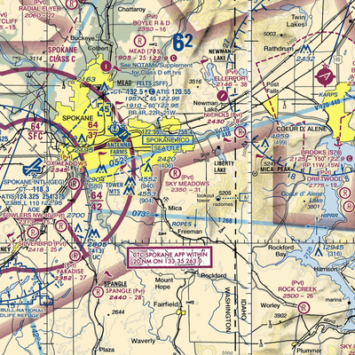 Sky Meadows Airpark (WN92) VFR Sectional  Gaming Mouse Pad