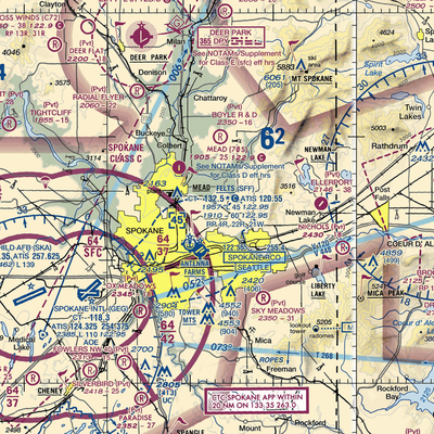 Tai's Landing Airport (WN61) VFR Sectional  Gaming Mouse Pad