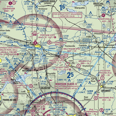 Knutson Field (WN39) VFR Sectional  Gaming Mouse Pad