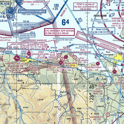 Grand View International Airport (WN23) VFR Sectional  Gaming Mouse Pad