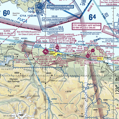 Lawson Airpark (WN21) VFR Sectional  Gaming Mouse Pad