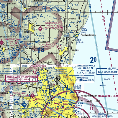 Sss Aerodrome (WI62) VFR Sectional  Gaming Mouse Pad