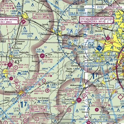 Heitman Field Airport (WI09) VFR Sectional  Gaming Mouse Pad