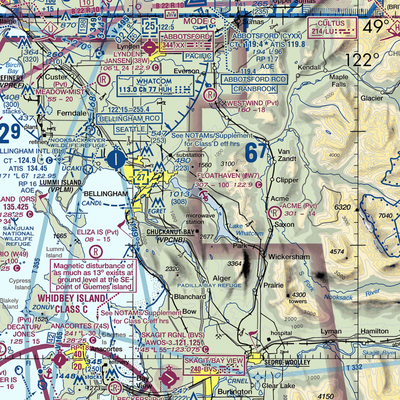 Floathaven Airstrip (WA90) VFR Sectional  Gaming Mouse Pad