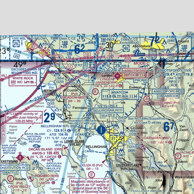 Horse Fly Airport (WA88) VFR Sectional  Gaming Mouse Pad