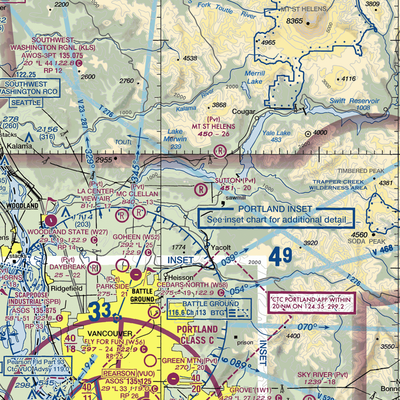 Walter Sutton's Private Strip (WA79) VFR Sectional  Gaming Mouse Pad