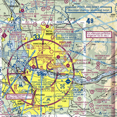 Green Mountain STOLport (WA67) VFR Sectional  Gaming Mouse Pad