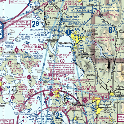 Eliza Island Airport (WA93) VFR Sectional  Gaming Mouse Pad