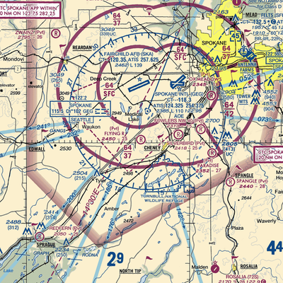 Flying R Ranch Airport (WA49) VFR Sectional  Gaming Mouse Pad