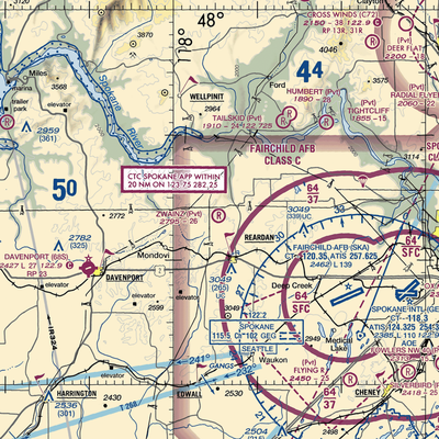 Zwainz Farms Airport (WA08) VFR Sectional  Gaming Mouse Pad