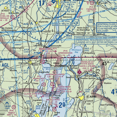 Greenwoods Airfield (VT38) VFR Sectional  Gaming Mouse Pad