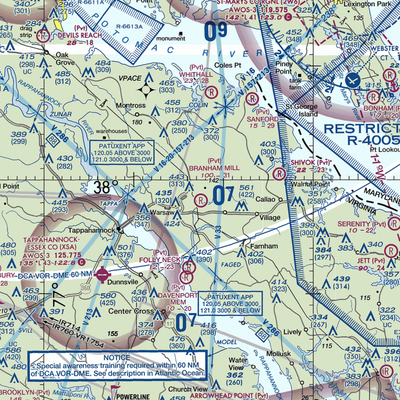 Branham Mill Airpark (VG29) VFR Sectional  Gaming Mouse Pad