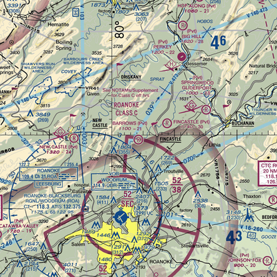 Barrows Airport (VA04) VFR Sectional  Gaming Mouse Pad