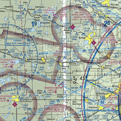 McKeen Seaplane Base (6MN3) VFR Sectional  Gaming Mouse Pad