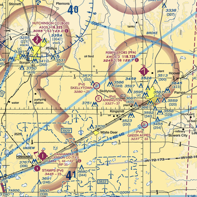 Arrington Ranch Airport (7XS5) VFR Sectional  Gaming Mouse Pad