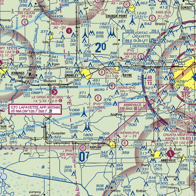 A J Patrol Airport (LS09) VFR Sectional  Gaming Mouse Pad