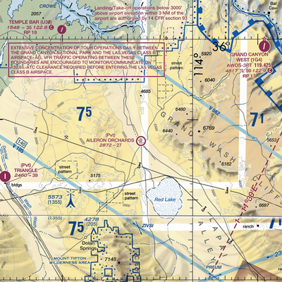 Aileron Orchards Airport (AZ49) VFR Sectional  Gaming Mouse Pad