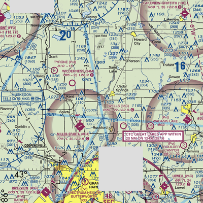 Doren Field (77MI) VFR Sectional  Gaming Mouse Pad