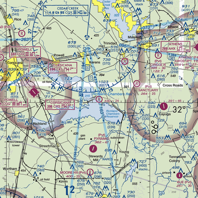 Dow Ranch Airport (63TX) VFR Sectional  Gaming Mouse Pad