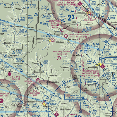 Northwood Airstrip (WI54) VFR Sectional  Gaming Mouse Pad