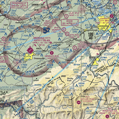 Tommy's Field Airport (4TN5) VFR Sectional  Gaming Mouse Pad