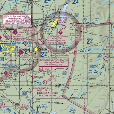 Riverbend Ranch Airport (77KS) VFR Sectional  Gaming Mouse Pad