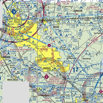 Evan Airport (US-0427) VFR Sectional  Gaming Mouse Pad