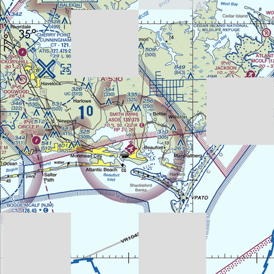 Dead Cow Field (05NC) VFR Sectional  Gaming Mouse Pad