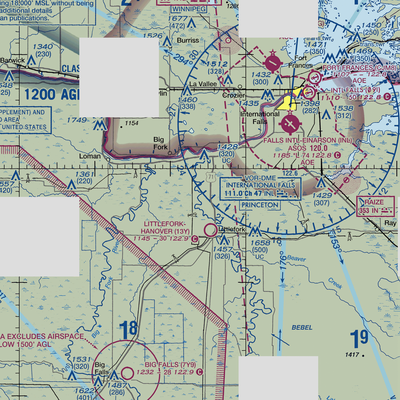 West Wind Airport (MN23) VFR Sectional  Gaming Mouse Pad