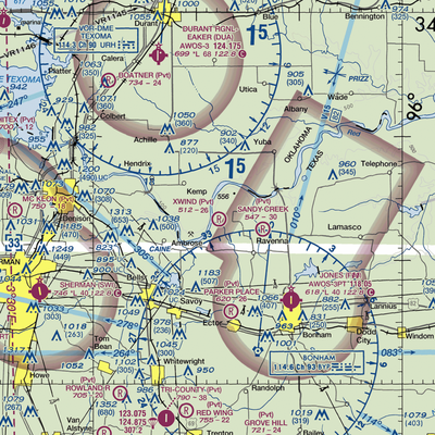 XWind Farm Airport (09TA) VFR Sectional  Gaming Mouse Pad