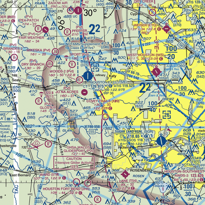 Cardiff Brothers Airport (US-0240) VFR Sectional  Gaming Mouse Pad