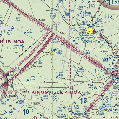 Yorktown Airport (US-0236) VFR Sectional  Gaming Mouse Pad