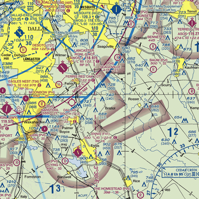 Eisenbeck Ranch Airport (US-0161) VFR Sectional  Gaming Mouse Pad